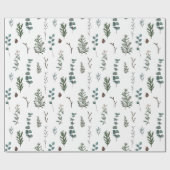 Pijn- en Eucalyptuspapier Cadeaupapier (Vlak)