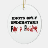 Pijn en kracht (2 segmenten) - Auto spiegels Keramisch Ornament (Links)