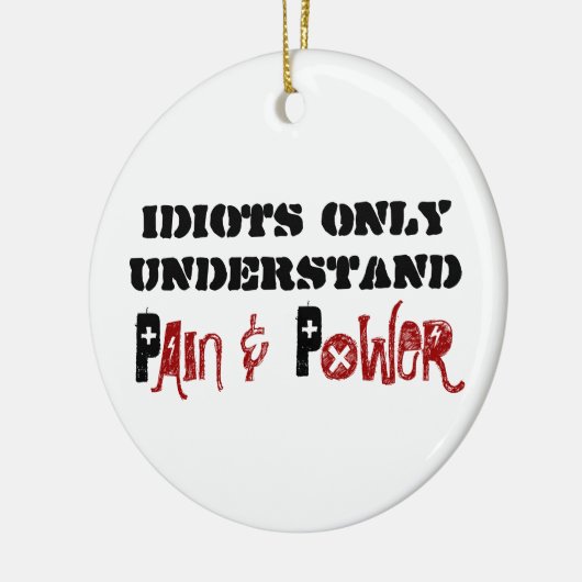 Pijn en kracht (2 segmenten) - Auto spiegels Keramisch Ornament (Links)