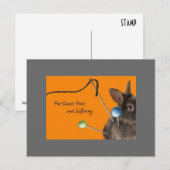 Pijn en lijden briefkaart (Voorkant / Achterkant)