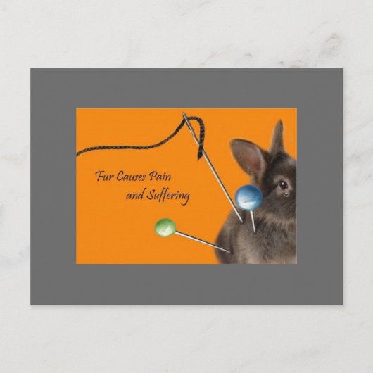 Pijn en lijden briefkaart (Voorkant)