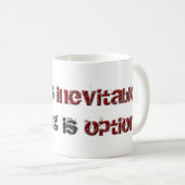 Pijn en lijden koffiemok (Voorkant rechts)