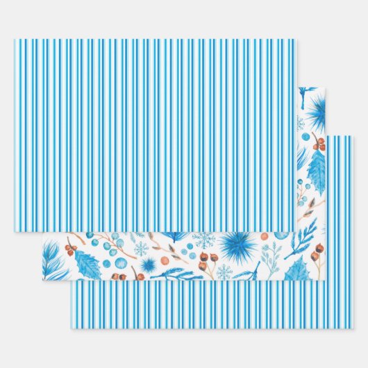 Pijn en strips inpakpapier vel (Set)