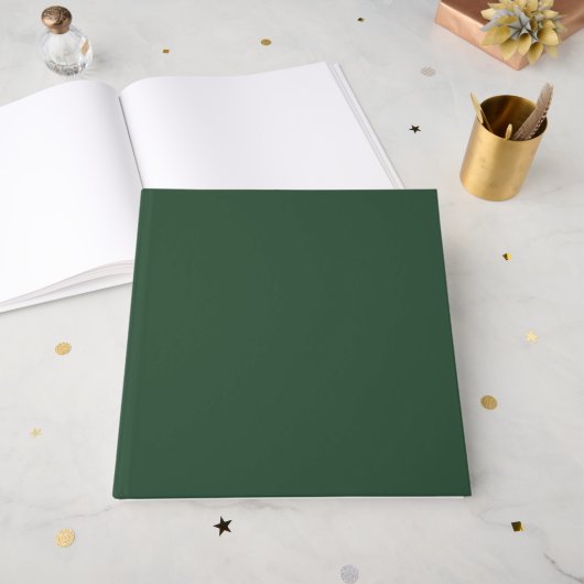 Pijn Groen Gastenboek (Voorkant open)