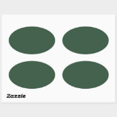 Pijn Groen Ovale Sticker (Vel)