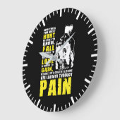 Pijn - Grootste Lessen - Gym Workout Motivatie Grote Klok (Hoek)