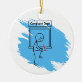 Pijn Humor Klacht Aangepaste Conditie Ornament (Voorkant)