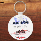 Pijn in de nek, sla hem op Sleutelhanger (Voorkant)