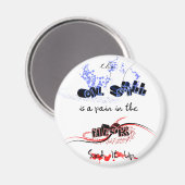 Pijn in de nek, zuig het op magneet (Voorkant / Achterkant)