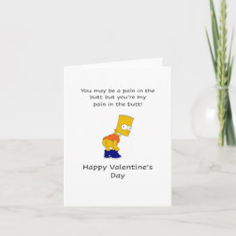 Pijn in het kont, Happy Valentijnsdag Kaart