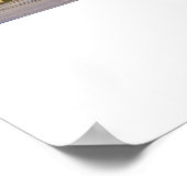 Pijn in sneeuwdruk poster (Hoek)