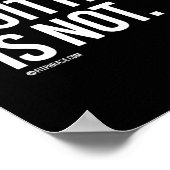 Pijn is aanvaardbaar Het uitdelen is niet - Traini Poster (Hoek)