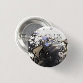 pijn is alleen een last ronde button 3,2 cm (Voorkant /achterkant)