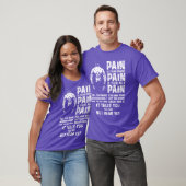 Pijn is een geschenk van je vriend t-shirt (Unisex)