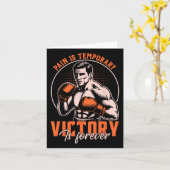 Pijn is een tijdelijke overwinning die eeuwig duur kaart (Gele Bloem)