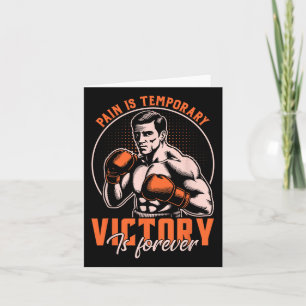Pijn is een tijdelijke overwinning die eeuwig duur kaart