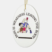 Pijn is... keramisch ornament (Links)