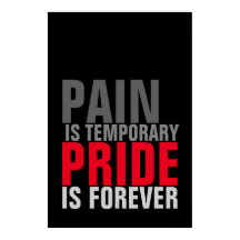 Pijn is tijdelijk geprikt, voor altijd Motivatie