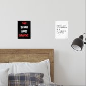 Pijn is tijdelijk, maar succes is blijvend muurkunst sets (Slaapkamer)