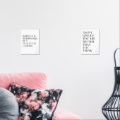 Pijn is tijdelijk, maar succes is blijvend muurkunst sets (Woonkamer)