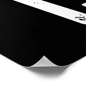 Pijn is tijdelijk trots. poster (Hoek)