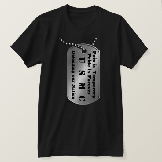 Pijn is tijdelijk trots. t-shirt (Design voorkant)