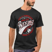 Pijn is tijdelijk werk hard boxing Fight Easy Honi T-shirt (Voorkant)