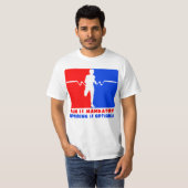 Pijn is verplicht, lijden is optioneel Lopend T T-shirt (Voorkant volledig)