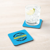 Pijn is voor altijd tijdelijk uitzenden bier onderzetter (Rechterzijde)