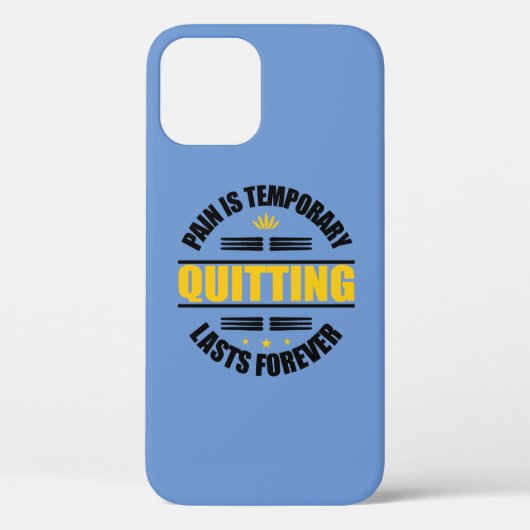 Pijn is voor altijd tijdelijk uitzenden Case-Mate iPhone case (Achterkant)
