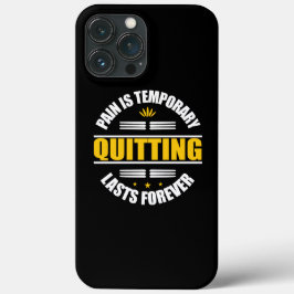 Pijn is voor altijd tijdelijk uitzenden Case-Mate iPhone case