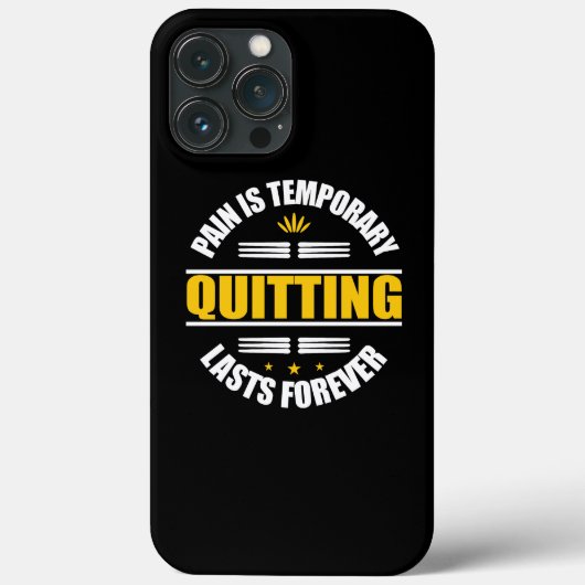 Pijn is voor altijd tijdelijk uitzenden Case-Mate iPhone case (Achterkant)