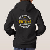 Pijn is voor altijd tijdelijk uitzenden hoodie (Achterkant)