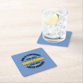 Pijn is voor altijd tijdelijk uitzenden kartonnen onderzetters (Insitu)