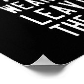 Pijn is zwakte waardoor het lichaam achterblijft poster (Hoek)