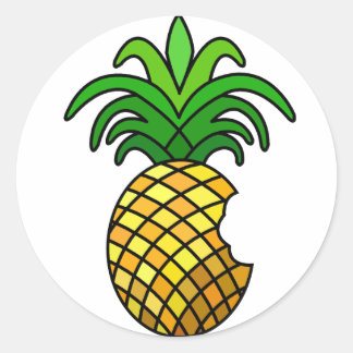 Pijn je ronde sticker