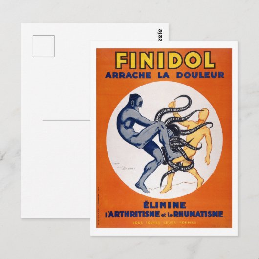 pijn Killers Reclame Briefkaart (Voorkant / Achterkant)