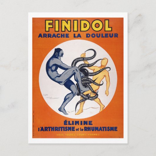 pijn Killers Reclame Briefkaart (Voorkant)