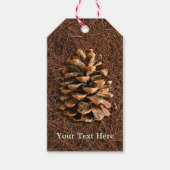 Pijn-kloon op gedode naalden cadeaulabel (Voorkant)