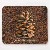 Pijn-kloon op gedode naalden muismat (Voorkant)