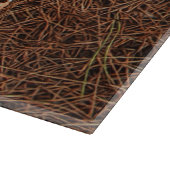 Pijn-kloon op gedode naalden snijplank (Hoek)