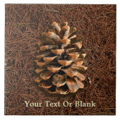 Pijn-kloon op gedode naalden tegeltje (Voorkant)