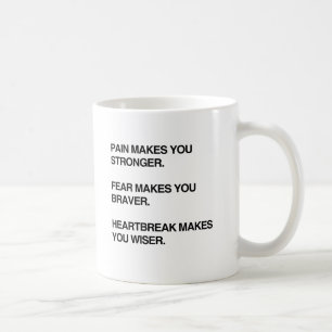 PIJN MAAKT JE STERKER.png Koffiemok