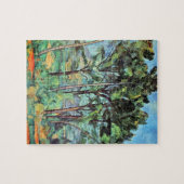 Pijn met Viaduct door Paul Cezanne,  kunst Legpuzzel (Horizontaal)
