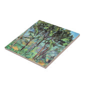 Pijn met Viaduct door Paul Cezanne,  kunst Tegeltje (Zijkant)