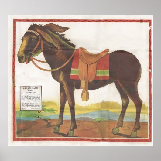 Pijn op de staart op de Donkey Poster (Voorkant)