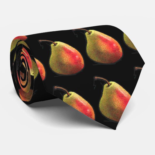 PIJN OP ZWARTE SCHIJF: KLEUR PENCIL: STROPDAS (Opgerold)