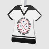 Pijn toebrengen Spelen Hockey,  Jersey Ornament (voorkant)