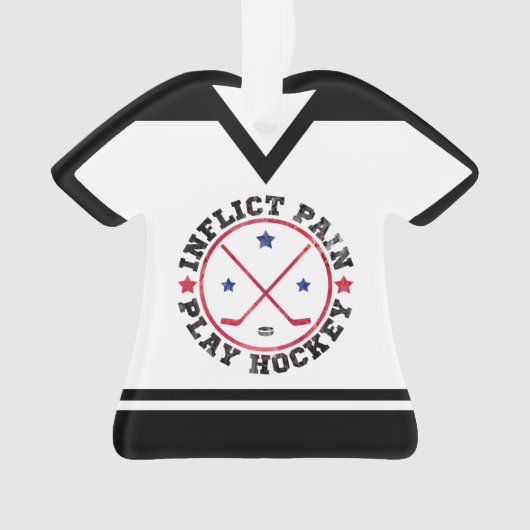 Pijn toebrengen Spelen Hockey,  Jersey Ornament (voorkant)