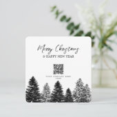 Pijn Tree Holiday Corporate Business QR Code (Staand voorkant)